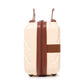 Beige 2-piece spinner luggage set with hard shell by HouseOfZazla
