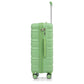Green HouseOfZazla 3-piece spinner wheel luggage set with built-in locks