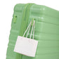 Green HouseOfZazla 3-piece spinner wheel luggage set with built-in locks