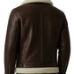 Hudson Leather Brown Jacket - Men Leather Jacket Brown