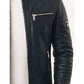 Hunter Black Leather Jacket - Men Leather Jacket Black