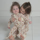 Puppy Bamboo Baby Pajamas – Zipper Footie