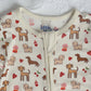 Puppy Bamboo Baby Pajamas – Zipper Footie