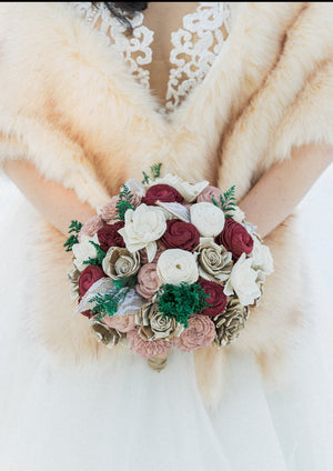 Champagne Fur Shawl (Lilian Cha03)