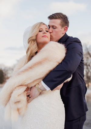 Champagne Fur Shawl (Lilian Cha03)