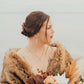 Brown Faux Fur Shawl (Butterfly Brw04)