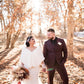 Light Ivory Bridal Faux Fur Shawl (Butterfly Ivy05)