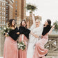 Black Wedding / Bridal Faux Fur Shawl (Lilian Blk03)