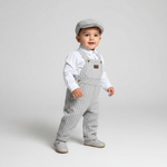 Striped Gent Semi-Chic Overall Set - Farnelli