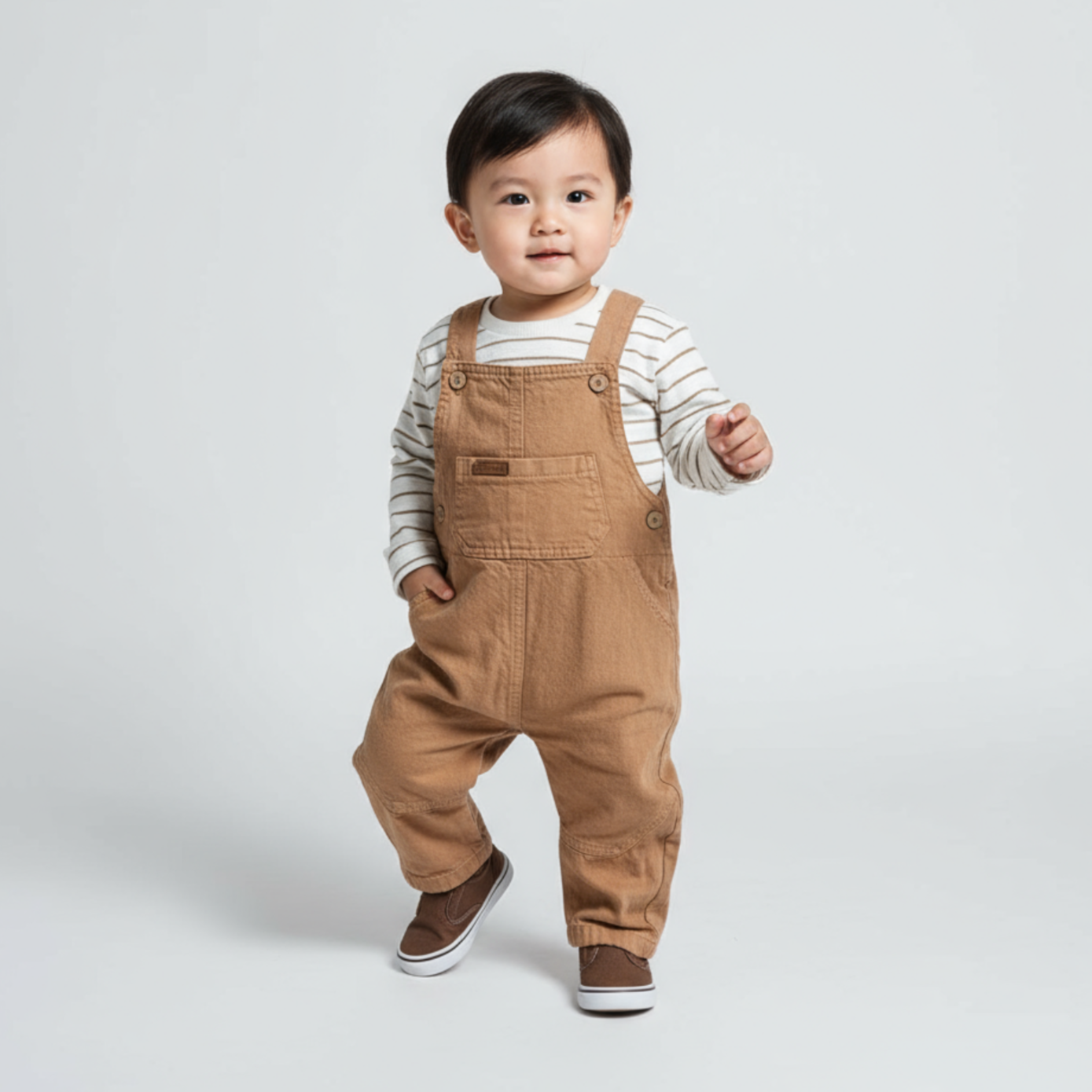 Steve Striped Casual Overall - Farnelli