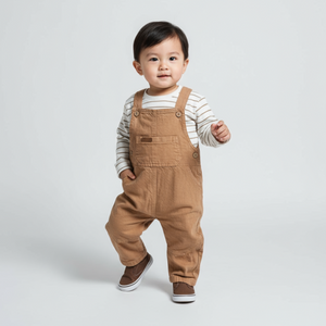 Steve Striped Casual Overall-0