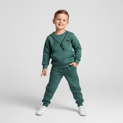 Fall King Boys Joggers Set-0