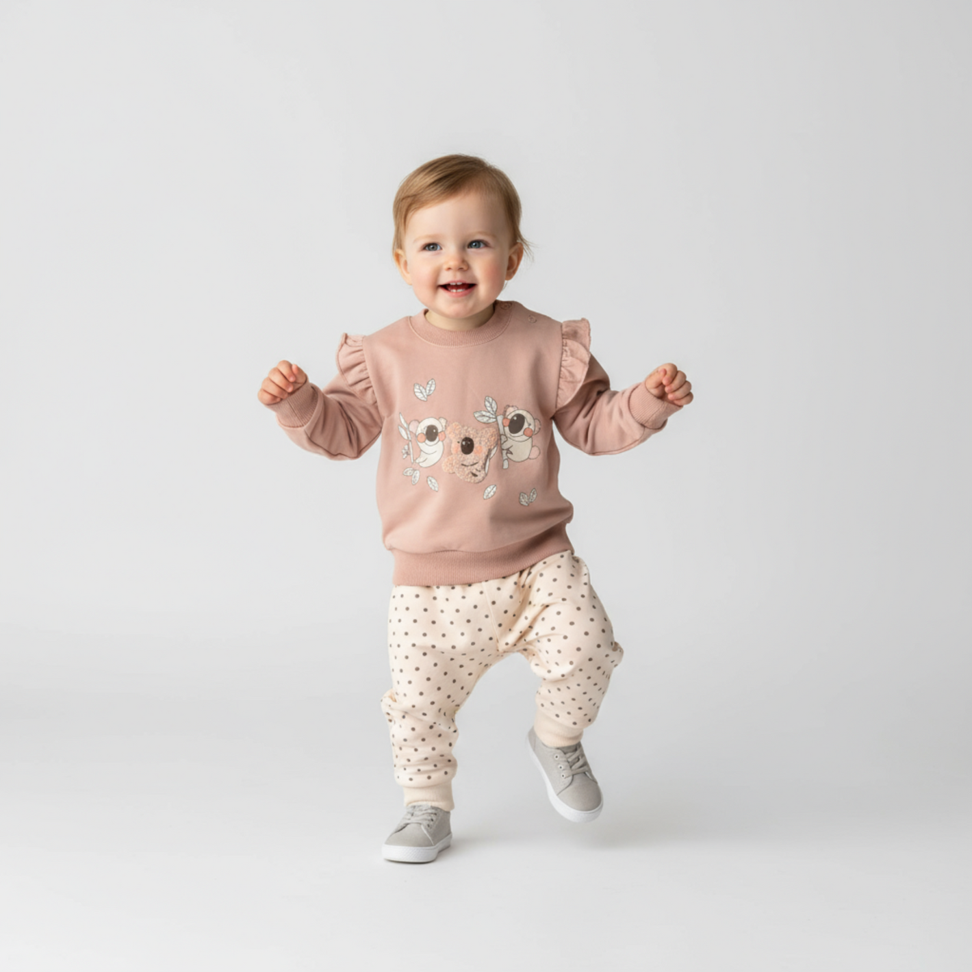 Cozy Koala Girls Jogger Set - Farnelli