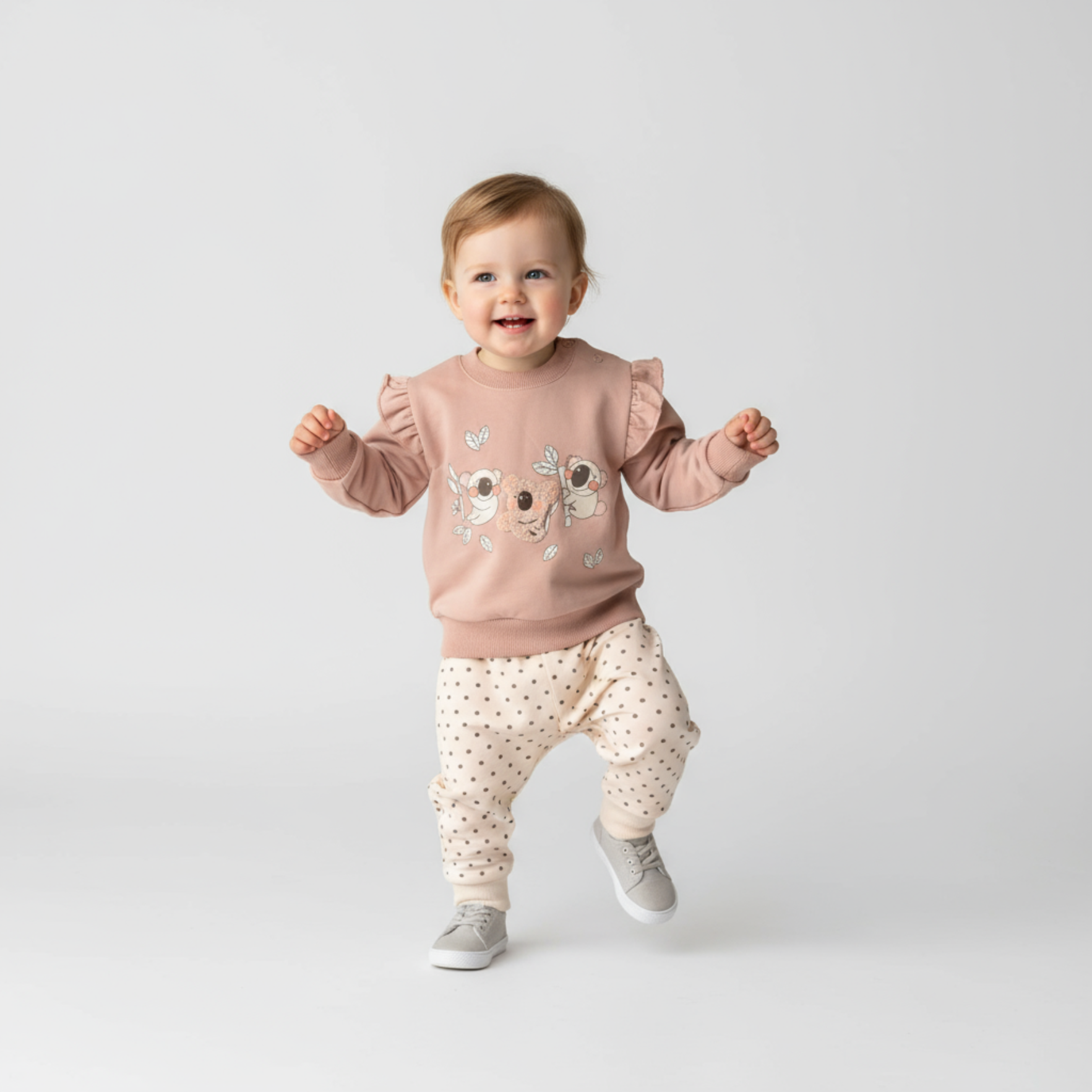 Cozy Koala Girls Jogger Set - Farnelli
