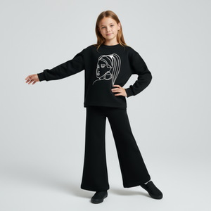 Stylish Flare Girls Cotton Set - Farnelli