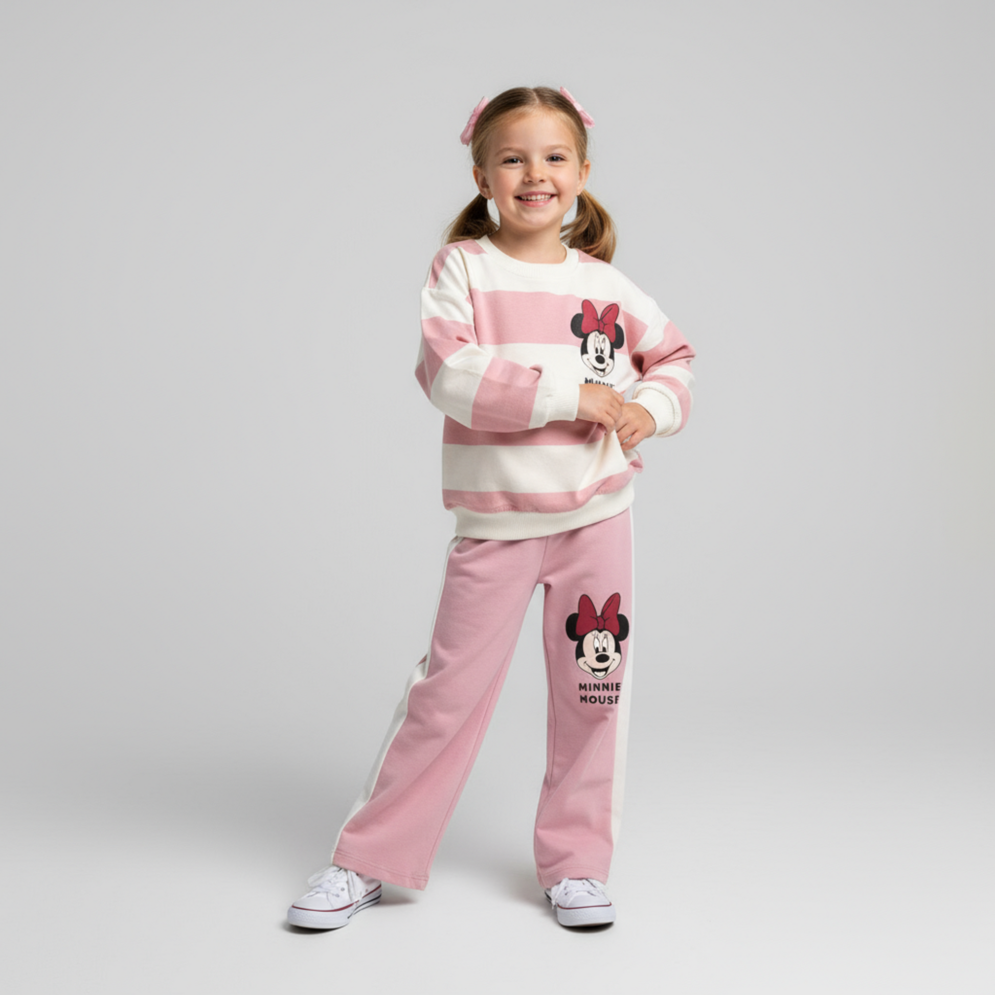 Sporty Mouse Girls Cotton Set - Farnelli