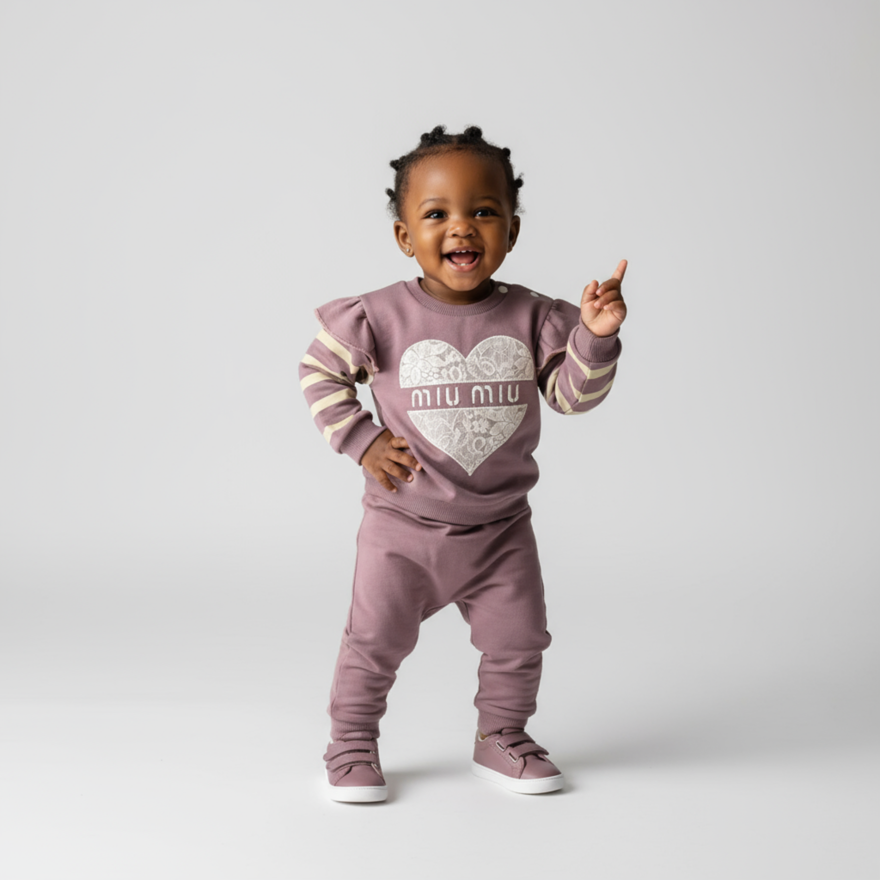 Miu Love Girls Jogger Set-1