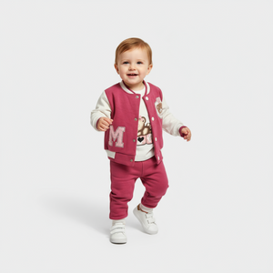 Varsity Bear Girls Jogger Set - Farnelli