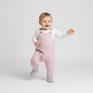 Knitted Newborn Overall Set-0