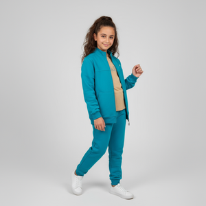 Zip-Up Tracksuit Unisex Casual Set-0