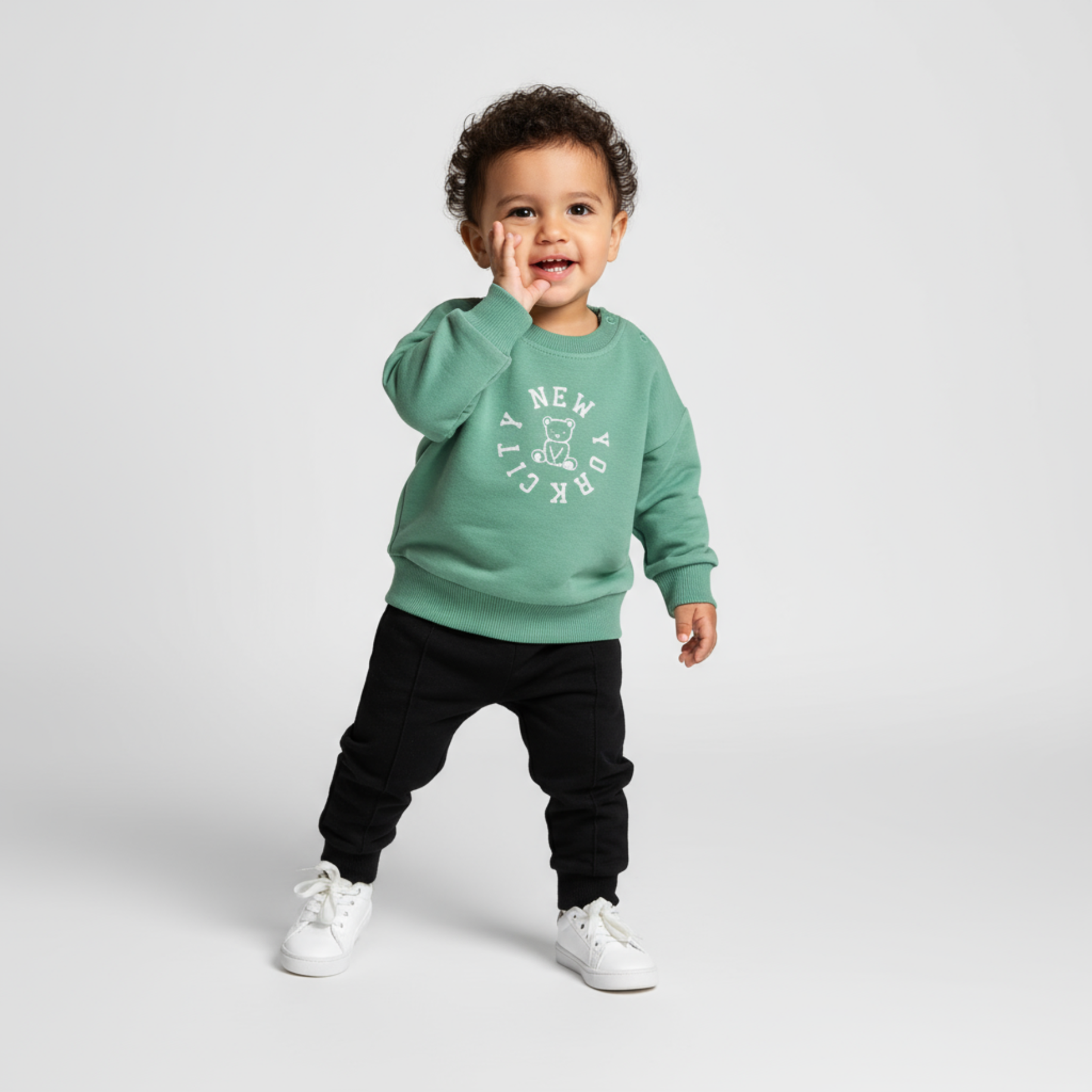 NY Baby Cotton Joggers Set - Farnelli