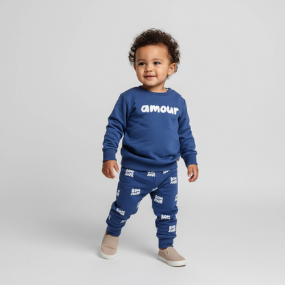 Amour Unisex Cotton Joggers Set - Farnelli