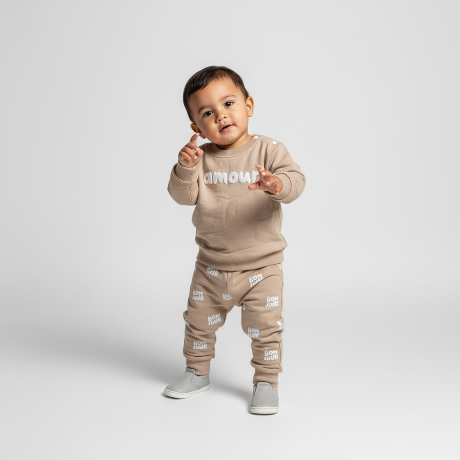 Amour Unisex Cotton Joggers Set-1
