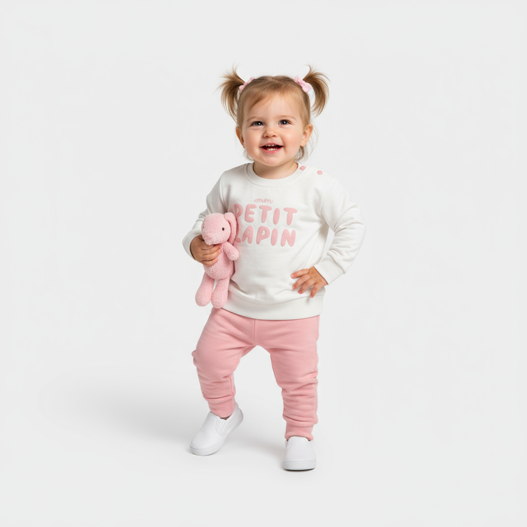 Petit Lapin Cotton Unisex Joggers Set-0