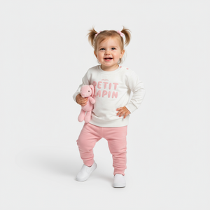 Petit Lapin Cotton Unisex Joggers Set-0