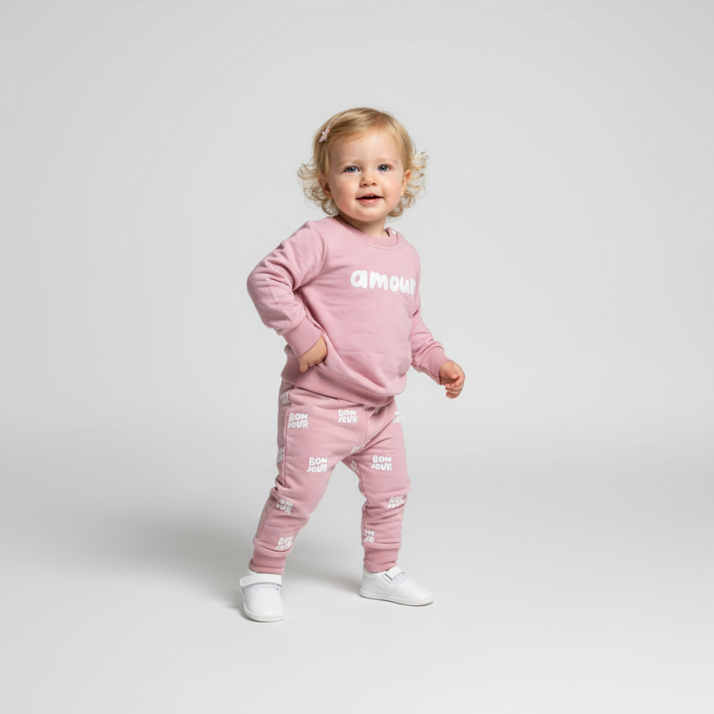 Amour Girls Cotton Joggers Set - Farnelli