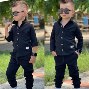 Fine Wine Stylish Boys Cotton Set - Farnelli