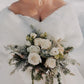 Ivory White Fur Shawl (Lilian Wht01)