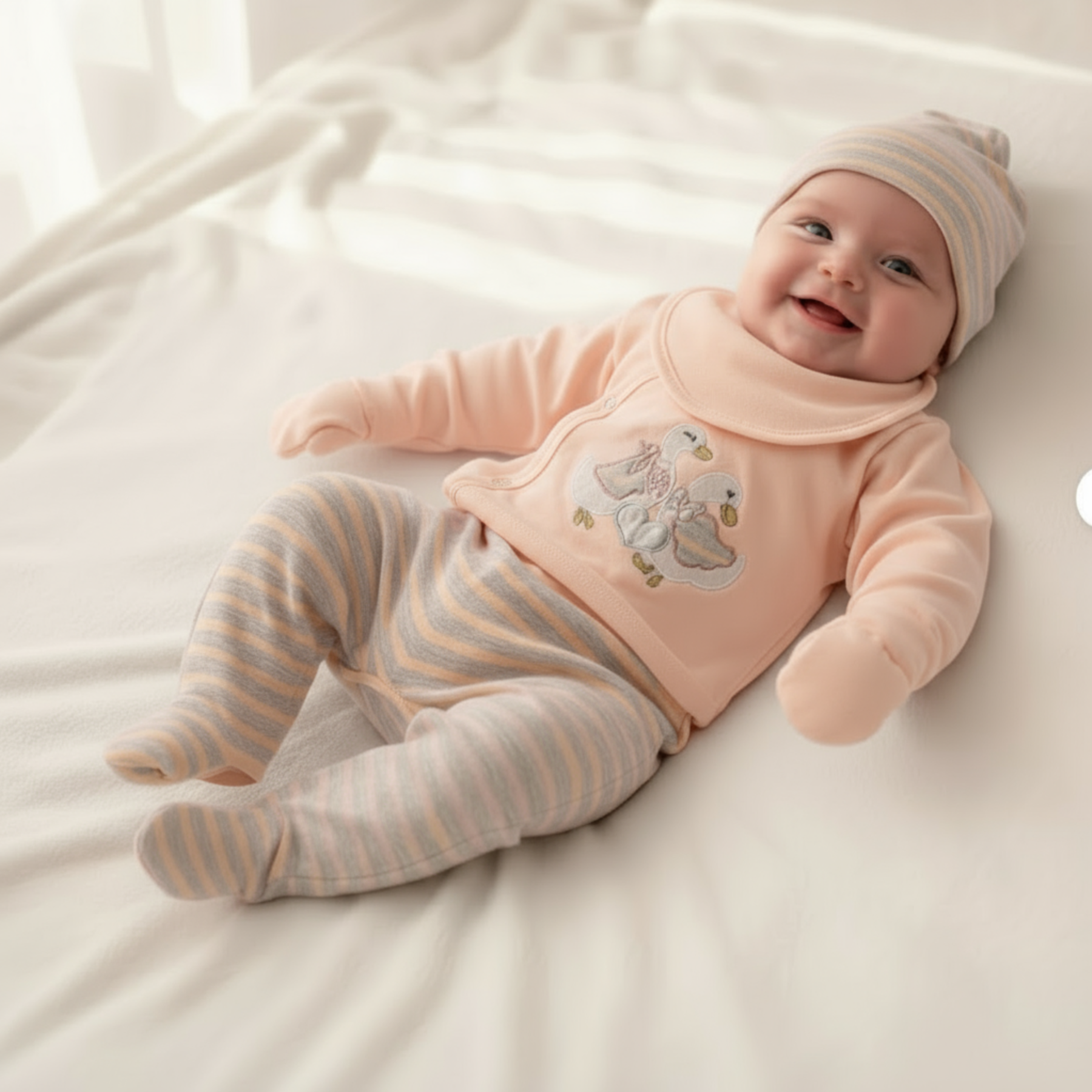 Striped Goose Newborn 5PC Set-1