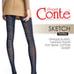 Fantasy Tights Conte Sketch - with Inscriptions