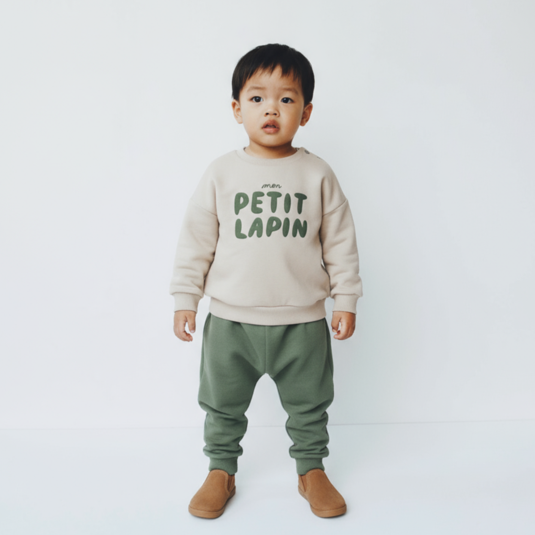 Petit Lapin Cotton Unisex Joggers Set-3