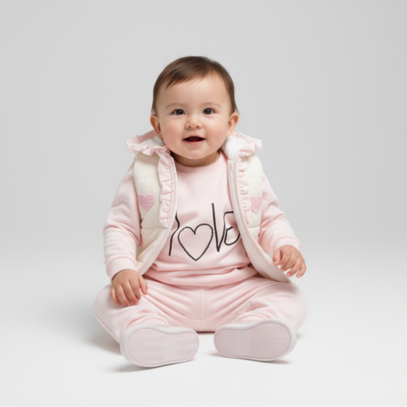 Love Vest Girls Jogger Set - Farnelli