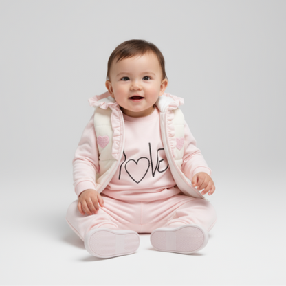 Love Vest Girls Jogger Set - Farnelli