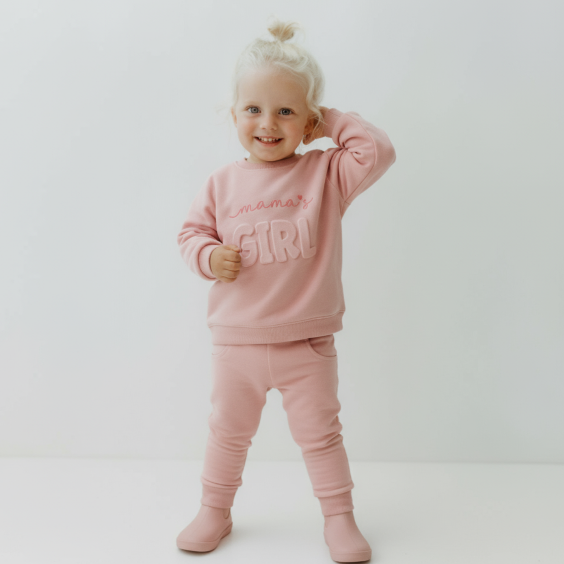 Mama's Girl Cotton Joggers Set-0