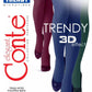 Tights Conte Trendy Melange 60 Den - Dense melange