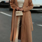 Marley Double Face Cashmere Wool Classic Overcoat in Camel