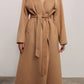 Marley Double Face Cashmere Wool Classic Overcoat in Camel