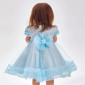 Baby Blue Girls Formal Dress - Farnelli