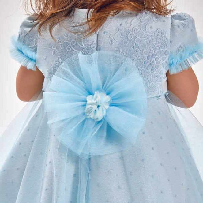Baby Blue Girls Formal Dress - Farnelli