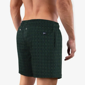 Capelle Miami Ipanema Hybrid swim shorts with colorful print, featuring compression lining for comfortable swim and resort wear.