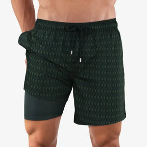 Capelle Miami Ipanema Hybrid Short with colorful printed design, compression-lined swim and resort trunk for swimming and beachwear.