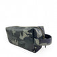 Deux Mains Iron Tight toiletry bag in cargo print, side view