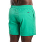 Capelle Miami Island Green Hybrid swim trunks with compression lining, solid design, suitable for resort and beach activities.