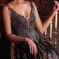 Cinderella Divine J819 Glitter A-Line Ball Gown