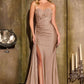 Fitted Strapless Sparkle & Lace Dress - Farnelli
