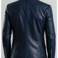 Jack Blue Leather Blazer – Men’s Premium Blue Leather Jacket